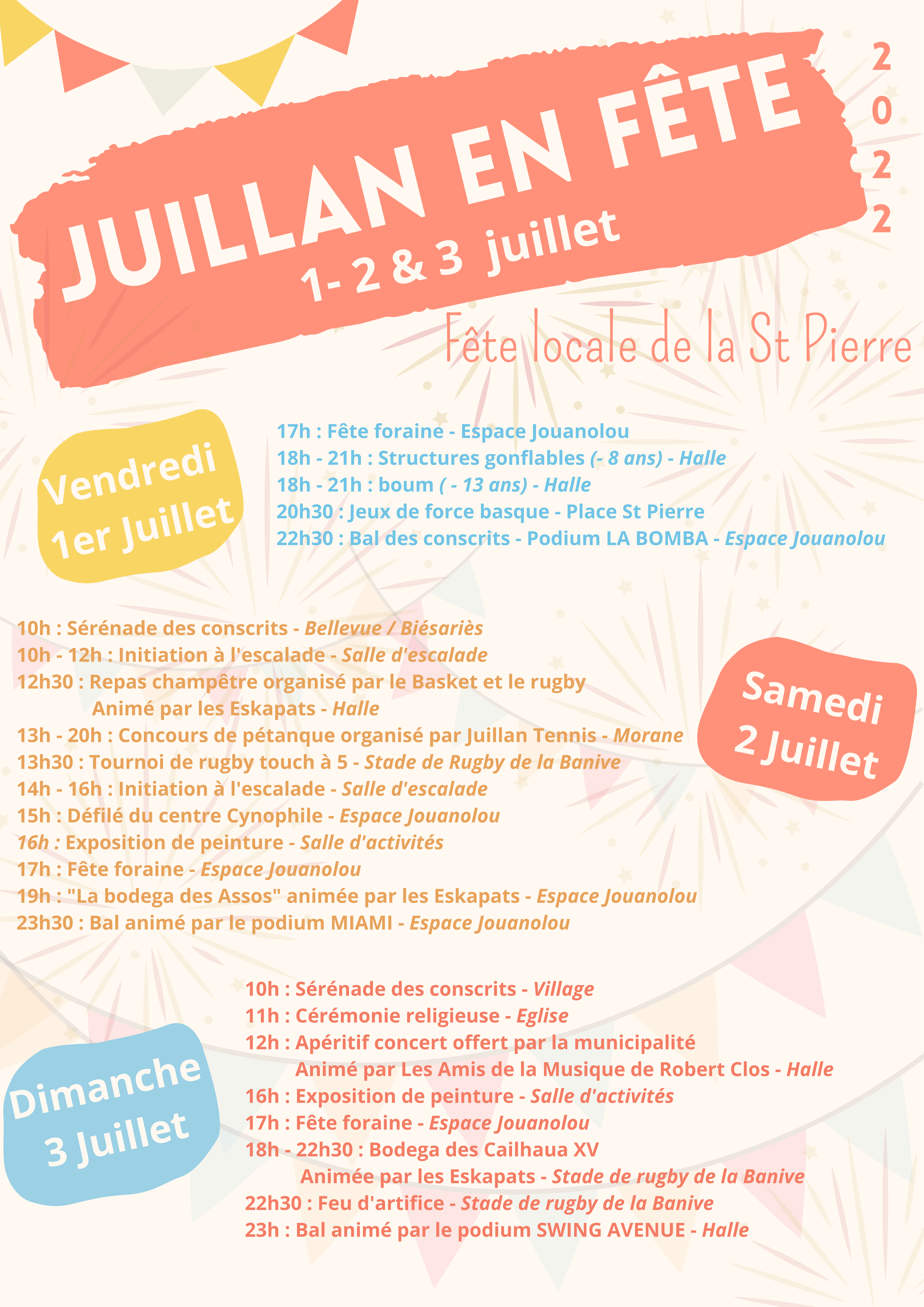 Juillan - Ville des Hautes-Pyrénées - Fête locale 2022