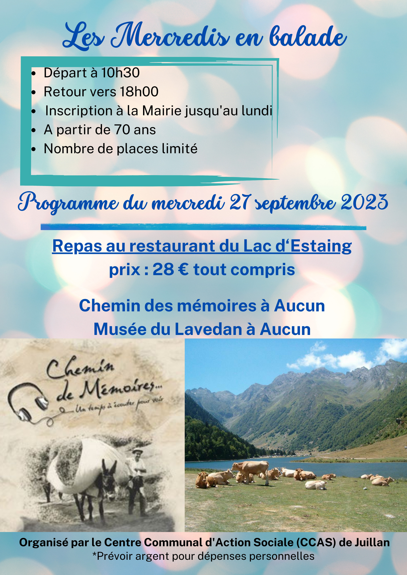Juillan - Ville des Hautes-Pyrénées - Mercredi en balade – 27 septembre 2023