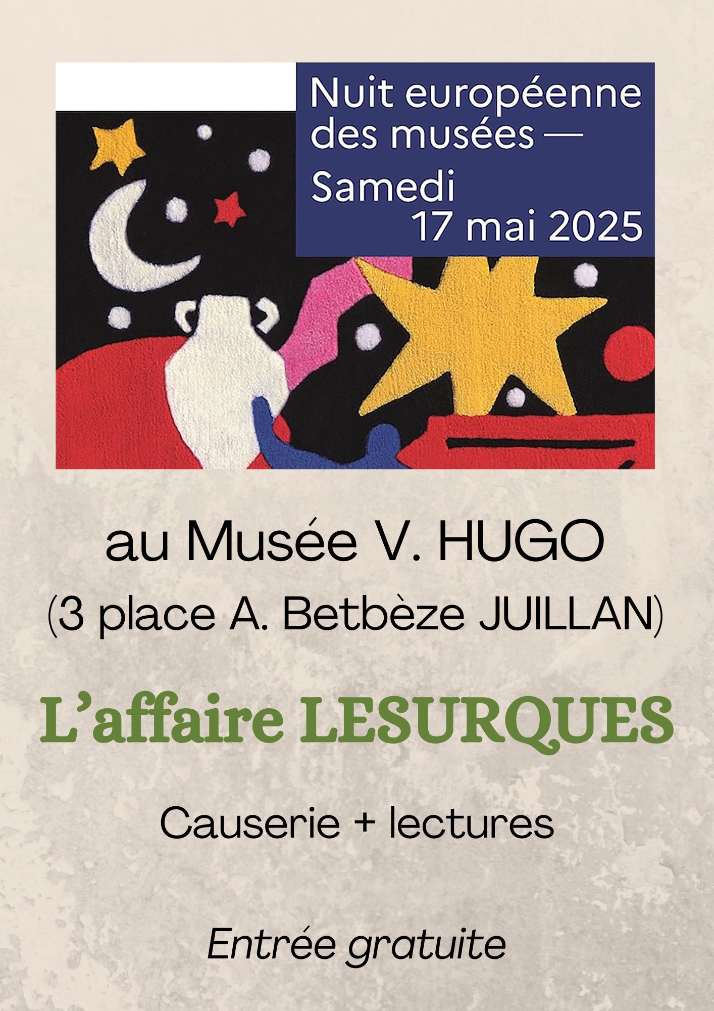 Juillan - Ville des Hautes-Pyrénées - Nuit européenne des musées – Samedi 17 mai 2025