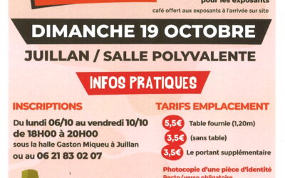 Vide grenier – dimanche 19 octobre