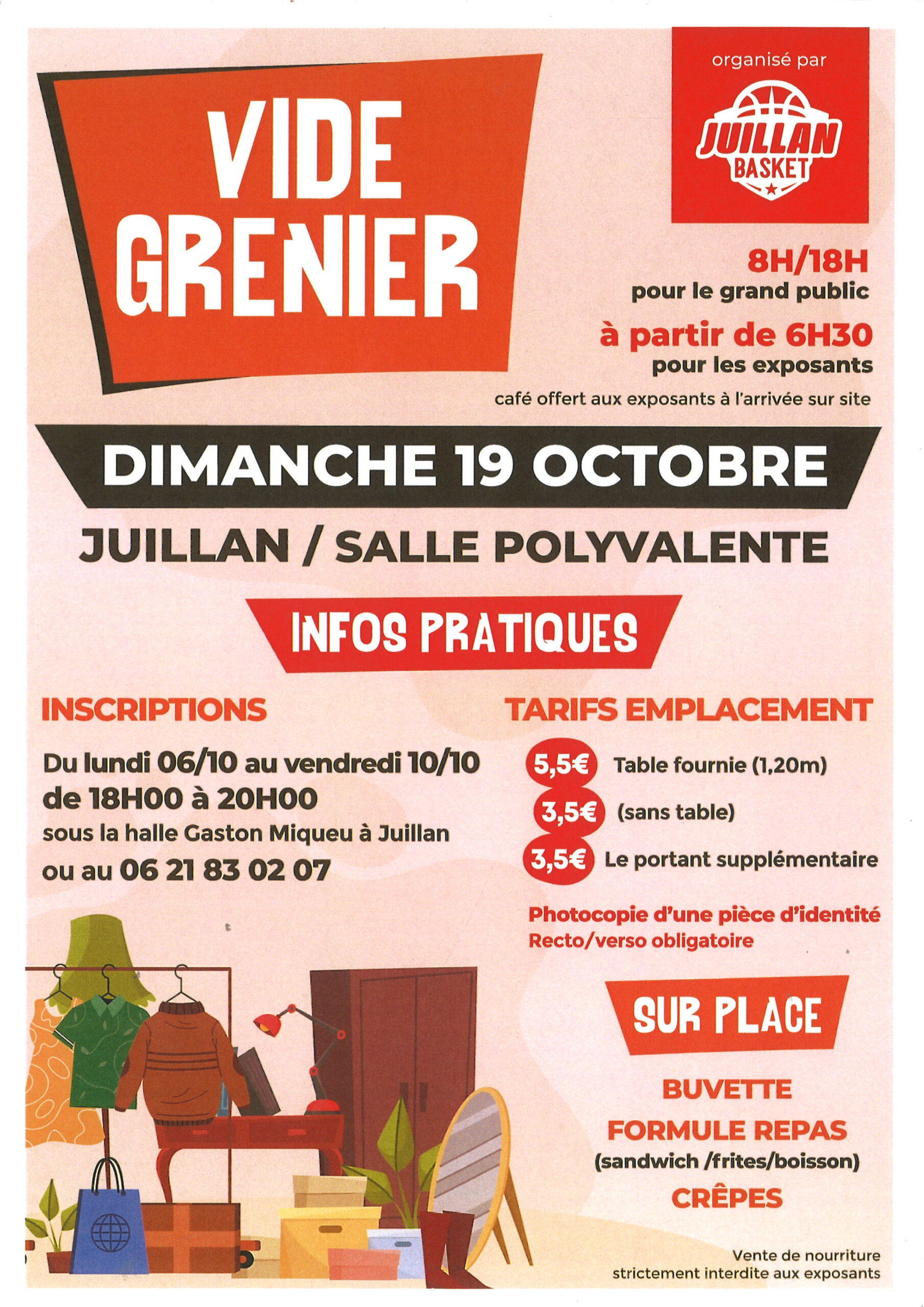 Juillan - Ville des Hautes-Pyrénées - Vide grenier – dimanche 19 octobre