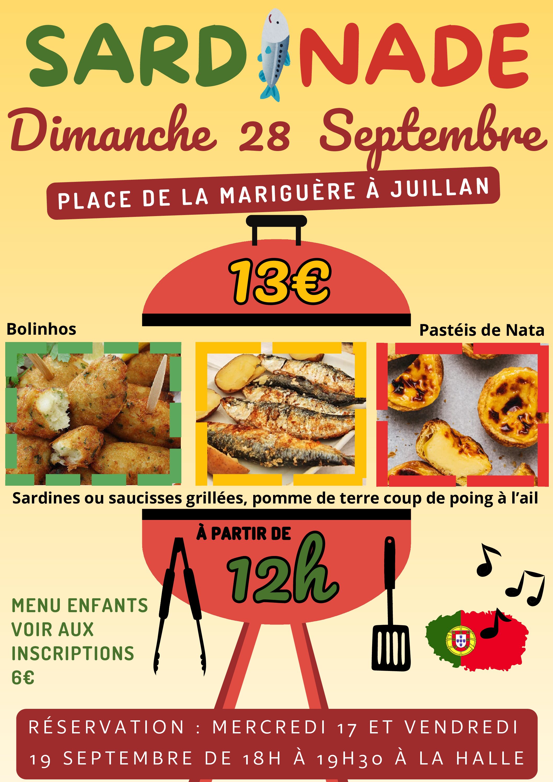 Sardinade – Dimanche 28 septembre