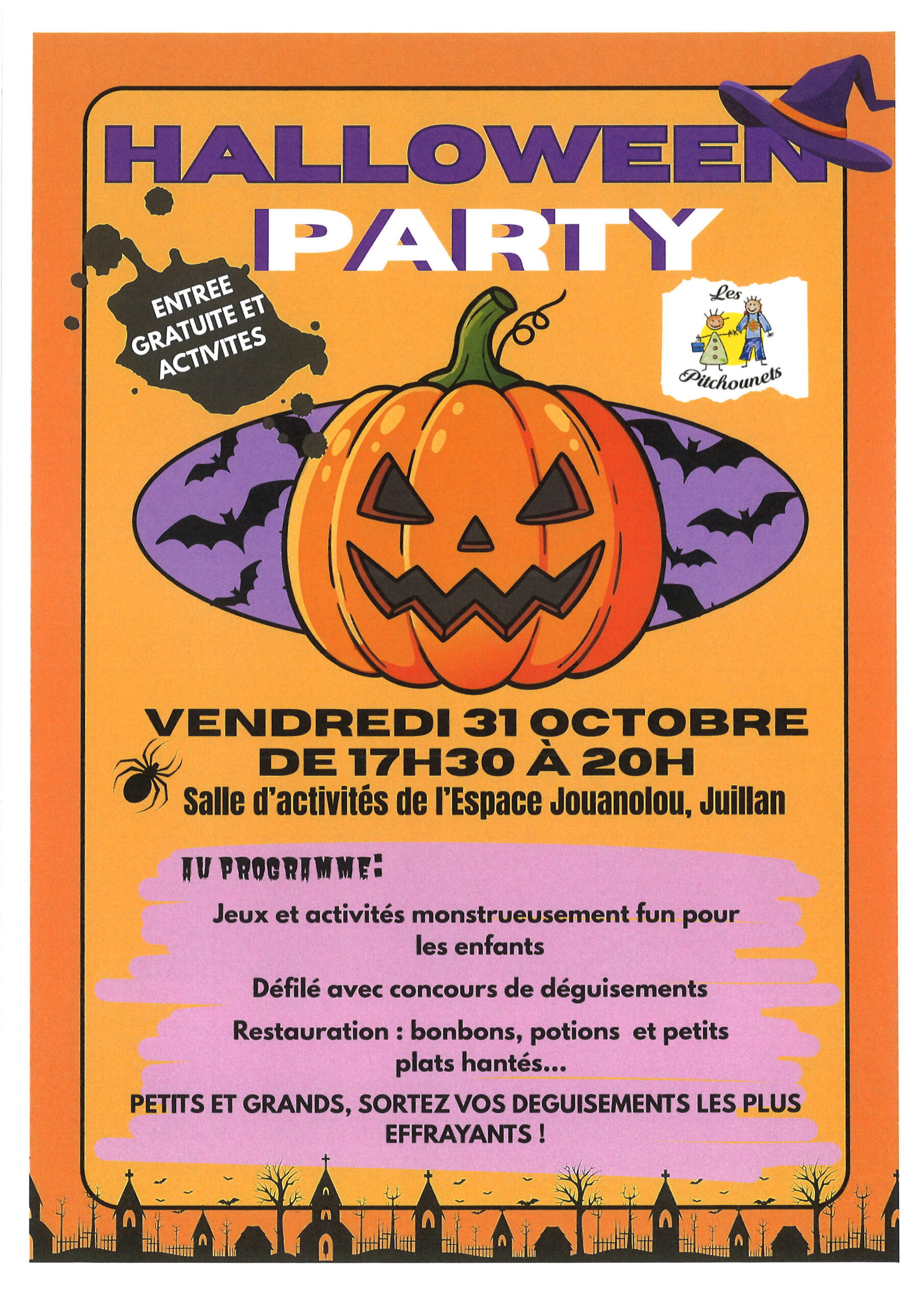 Juillan - Ville des Hautes-Pyrénées - Halloween – APE les Pitchounets