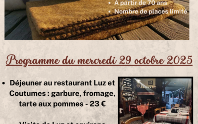 Mercredi en balade du 29 octobre 2025
