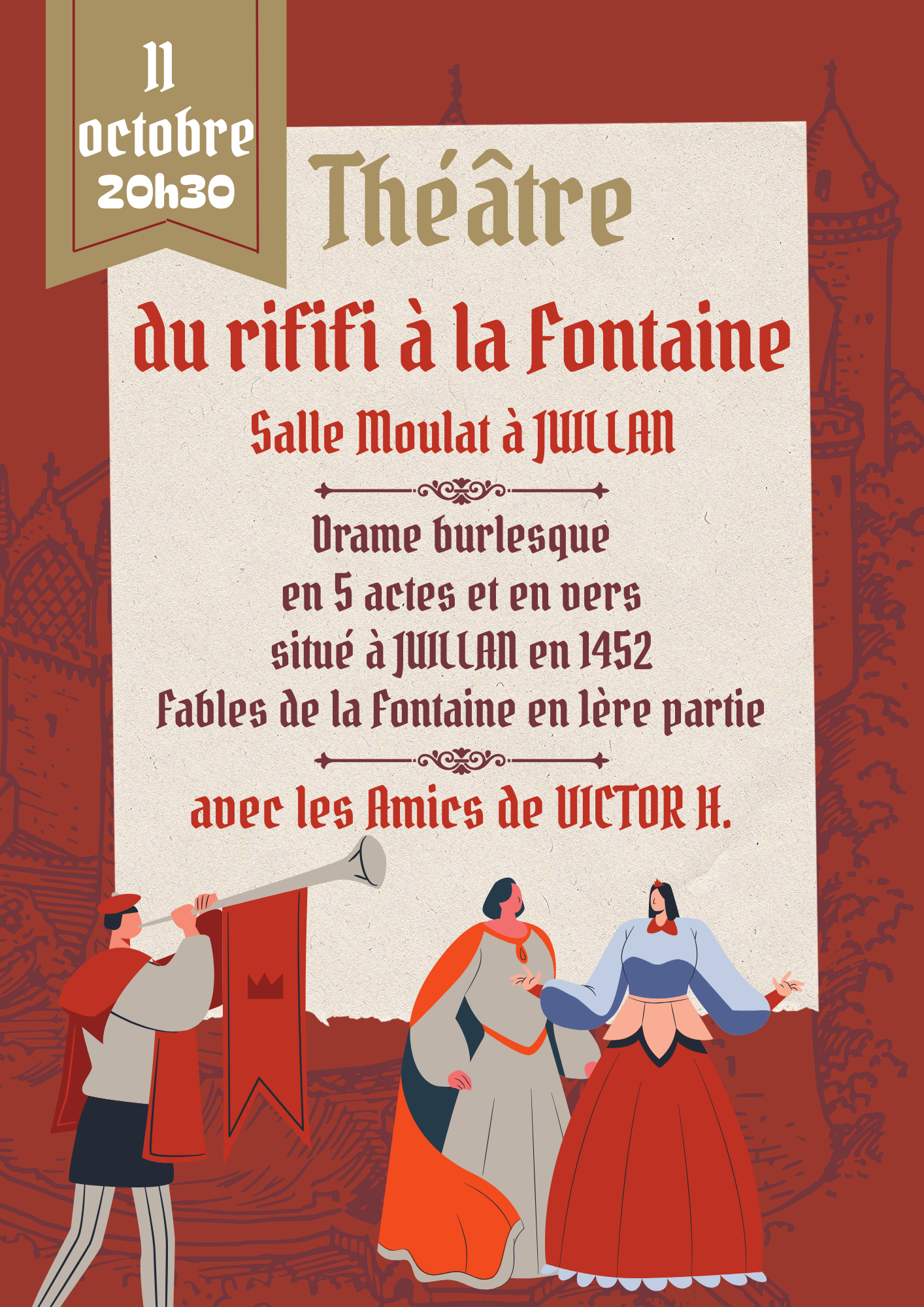 Juillan - Ville des Hautes-Pyrénées - Théâtre – Samedi 11 octobre