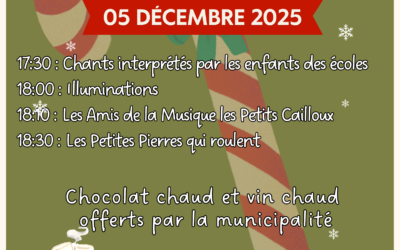 Inauguration des illuminations de Noël
