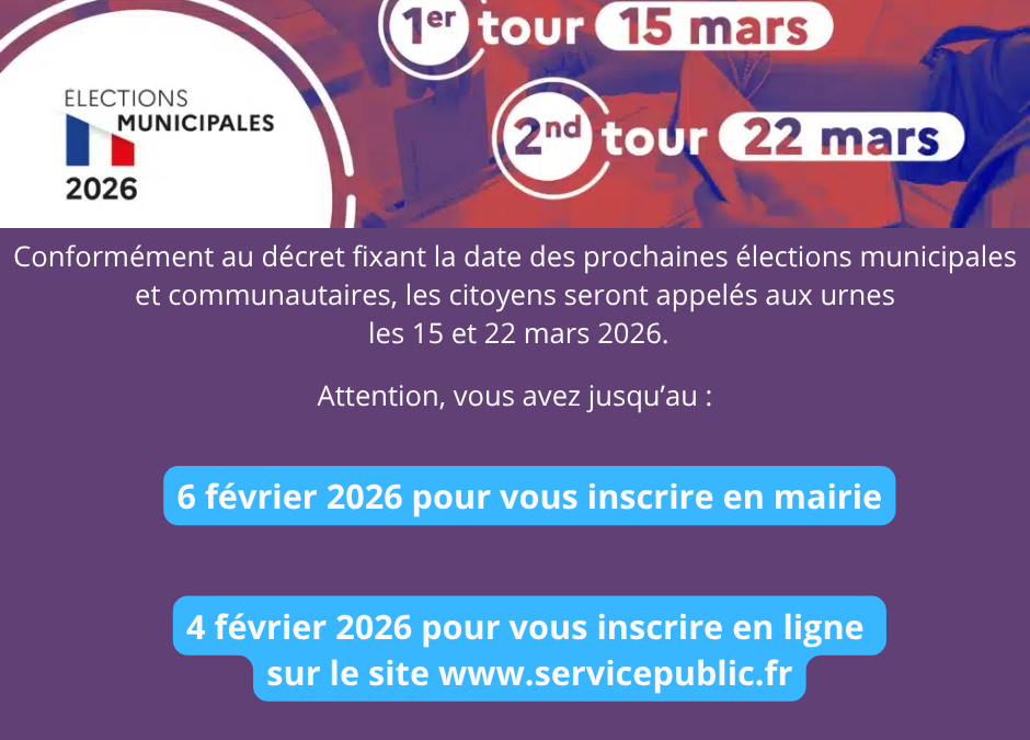 inscriptions listes électorales
