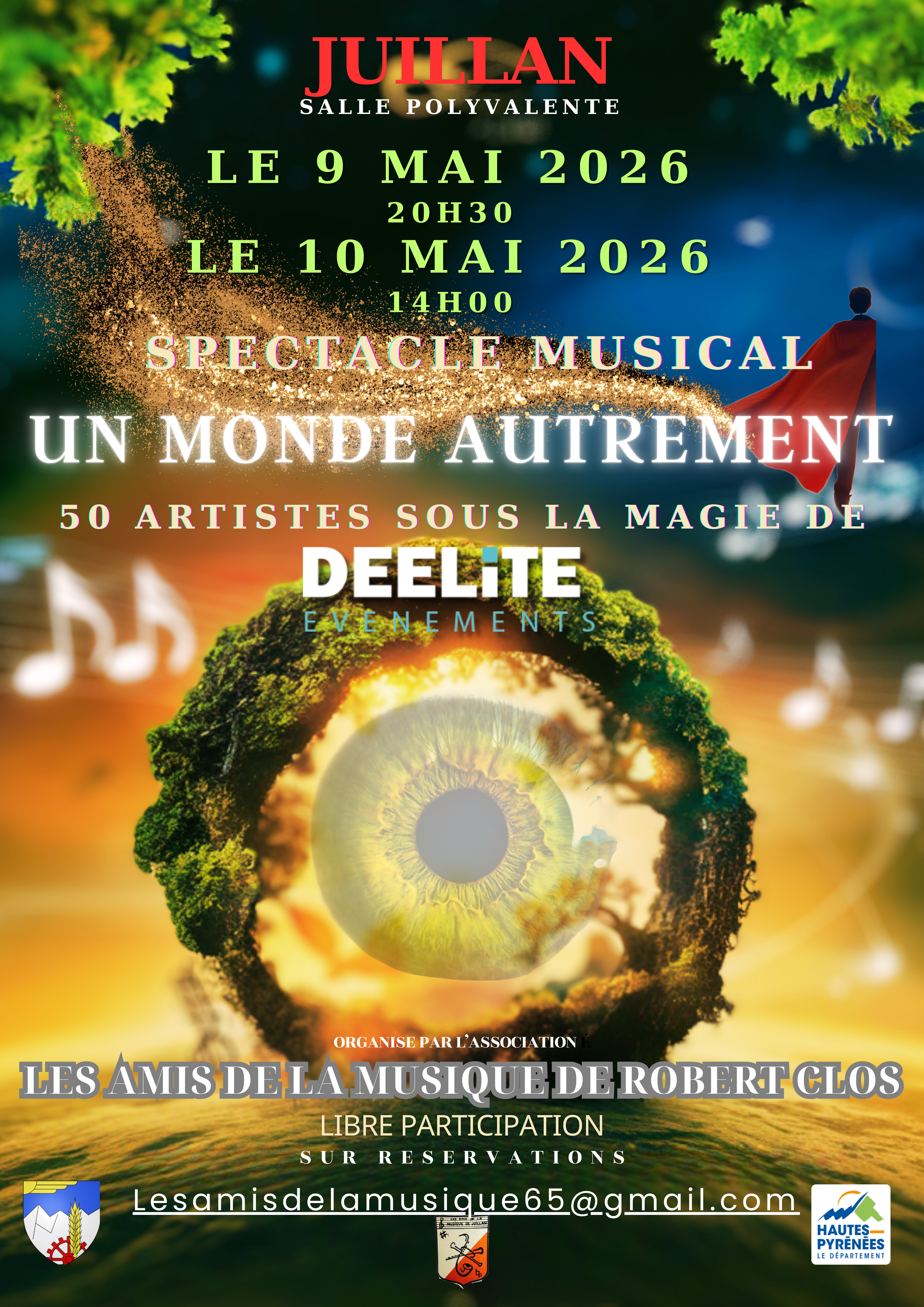 Juillan - Ville des Hautes-Pyrénées - Spectacle musical – Un monde autrement