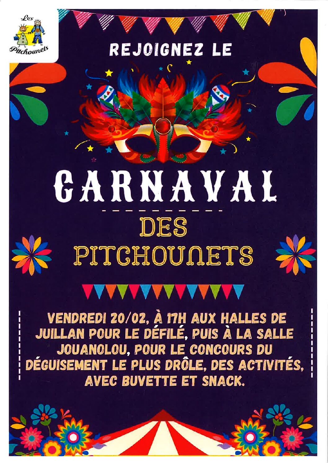 Juillan - Ville des Hautes-Pyrénées - Carnaval – Vendredi 20 février