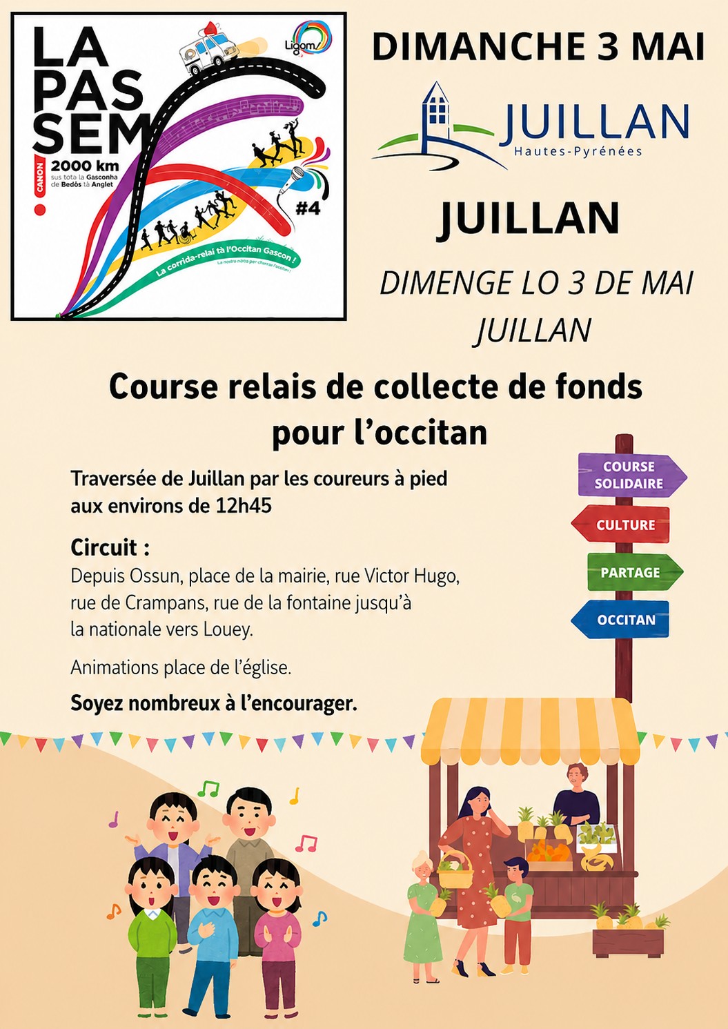 Juillan - Ville des Hautes-Pyrénées - LA PASSEM – Dimanche 3 mai 2026