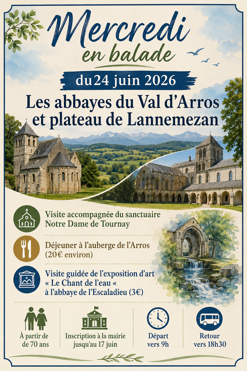 Juillan - Ville des Hautes-Pyrénées - Mercredi en balade du 24 juin 2026