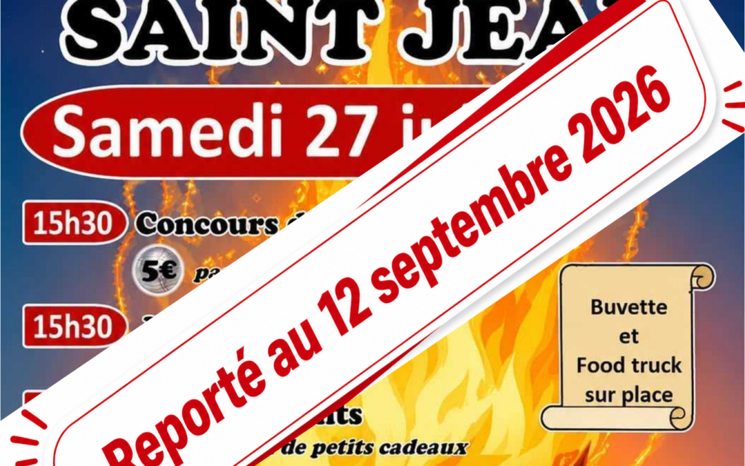 Feu de la Saint Jean 2026