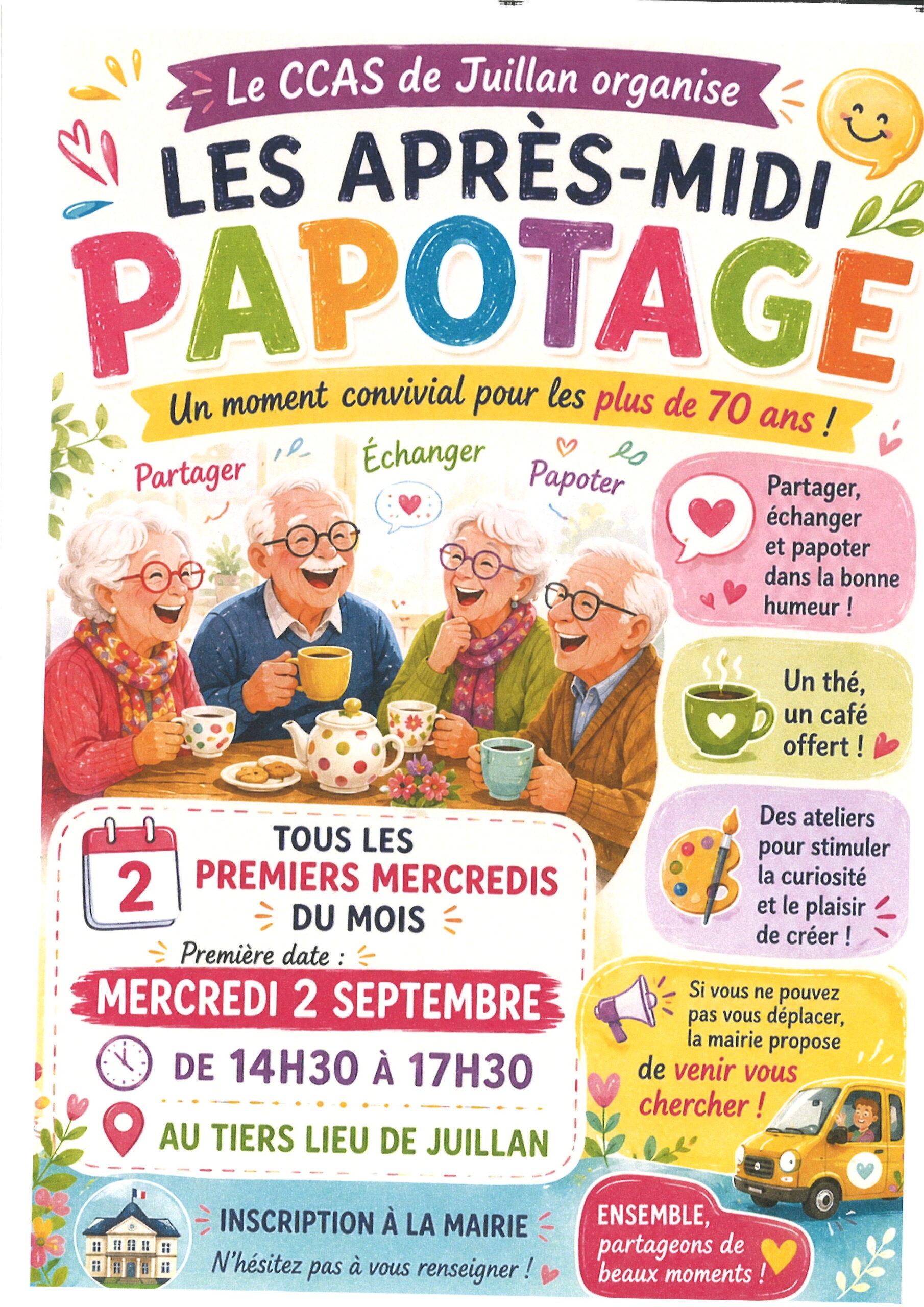 Juillan - Ville des Hautes-Pyrénées - LES APRES-MIDI « PAPOTAGE »